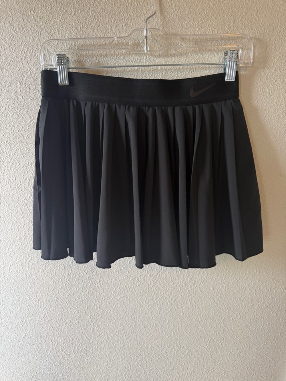 Nike Women's Black Circle Skirt with Subtle Logo